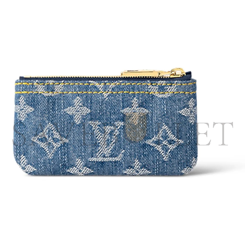 LOUIS VUITTON MASTER DENIM KEY POUCH M82961 (12*7*2cm)